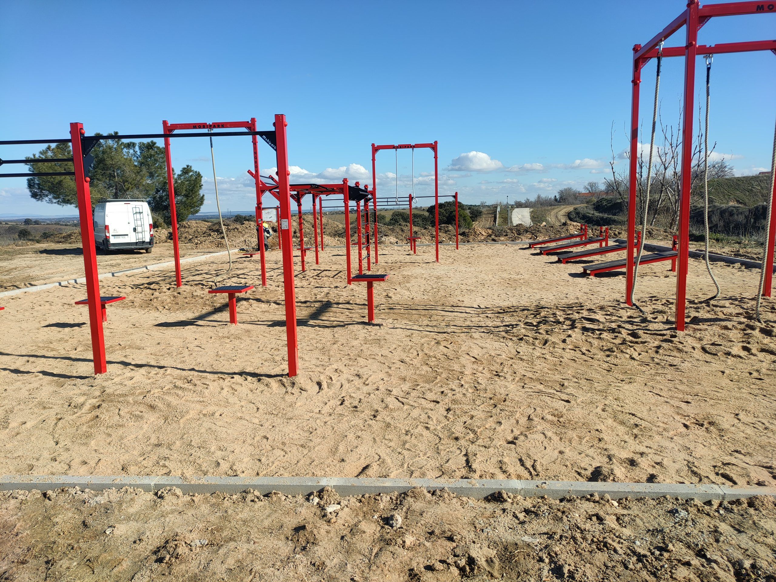 Distribucion de elementos deportivos en Castilla Leon