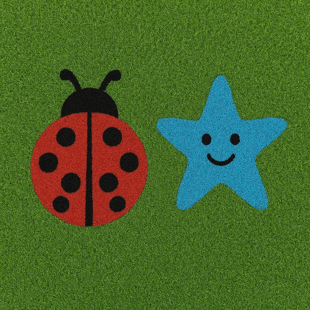 Dibujos personalizados en césped artificial para parques infantiles 6 Dibujos personalizados en césped artificial para parques infantiles - Imagen 6